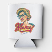 Gepersonaliseerde Retro Mama Pop Art 2 Blikjeskoeler (Voorkant)