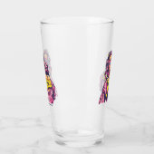 Gepersonaliseerde Retro Mama Pop Kunst (6) Glas (Links)