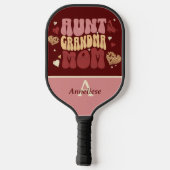 Gepersonaliseerde Retro  Moederdag Gift Pickleball Paddle (Achterkant)