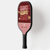 Gepersonaliseerde Retro  Moederdag Gift Pickleball Paddle (Links)