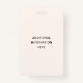 Gepersonaliseerde Retro OBGYN Verpleegster Badge (Achterkant)