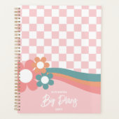 Gepersonaliseerde Retro Roze Planner (Voorkant)