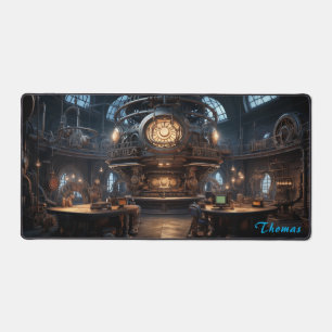 Gepersonaliseerde Retro Steampunk Factory Desk Mat