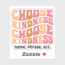 Gepersonaliseerde Retro Sticker