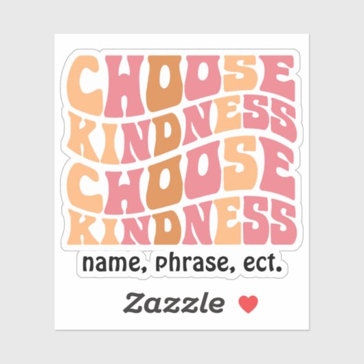 Gepersonaliseerde Retro Sticker (Vel)