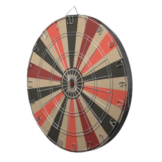Gepersonaliseerde Retro Sunburst - Route 66 Dartbord (Voorkant Rechts)