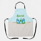 Gepersonaliseerde Retro Surfboards Schort (Voorkant)