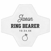 Gepersonaliseerde Ring Ring Bearer Cadeau Voetbal (Enkel)