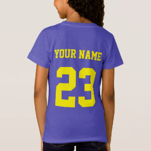 Gepersonaliseerde Ringette Girl Ringette speler Gi T-shirt