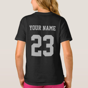 Gepersonaliseerde Ringette Girl Ringette speler Gi T-shirt