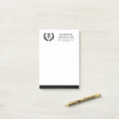 Gepersonaliseerde RN Nursing School Afstuderen Ele Post-it® Notes (Op bureau)