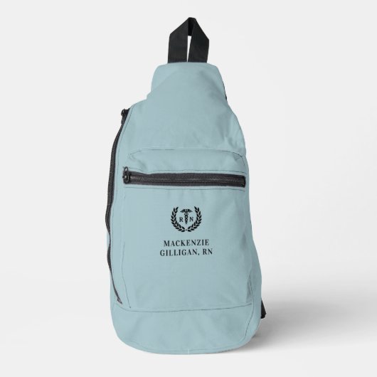 Gepersonaliseerde RN Nursing School Afstuderen Ele Sling Bag (Voorkant)
