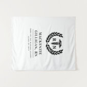 Gepersonaliseerde RN Nursing School Afstuderen Ele Wandkleed (Voorkant (horizontaal))