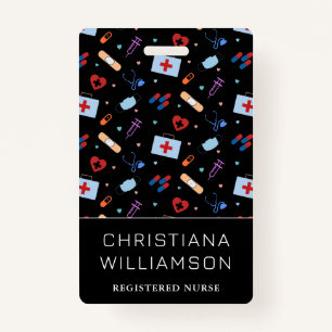 Gepersonaliseerde RN-verpleegster   Arts Medisch P Badge