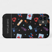 Gepersonaliseerde RN-verpleegster | Arts Medisch P Case-Mate iPhone Case (Achterkant (horizontaal))