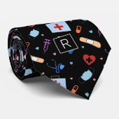 Gepersonaliseerde RN-verpleegster | Arts Medisch P Stropdas (Opgerold)