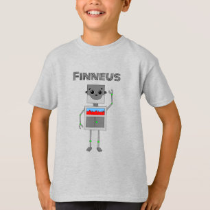 Gepersonaliseerde robot Thleed T-shirt