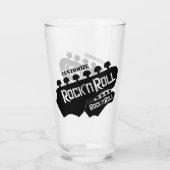 Gepersonaliseerde rock & roll glas (Achterkant)