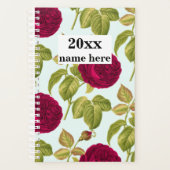 Gepersonaliseerde rode rozen planner (Voorkant)