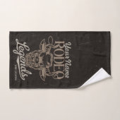 Gepersonaliseerde Rodeo Old West Steer Roping Lege Bad Handdoek (Handdoek)