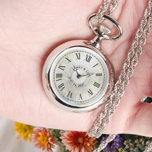 Gepersonaliseerde Roman Numeral Ketting horloge vo