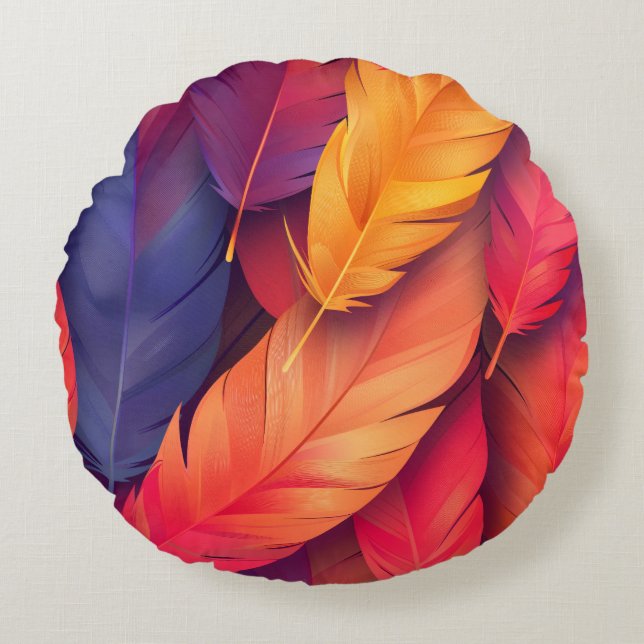 Gepersonaliseerde ronde kussen 16" Home Accent (Voorkant)