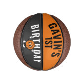 Gepersonaliseerde Rookie van het Jaar Custom Birth Basketbal (Verticaal)