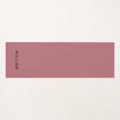 Gepersonaliseerde Roos Gold & Monogram Naam Yoga M Yogamat (Voorkant (horizontaal))