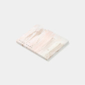 Gepersonaliseerde Roos Gold Splash Effect Post It Post-it® Notes (Schuin)