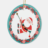 Gepersonaliseerde rotbeklimming-vakantie-cadeau keramisch ornament (Links)