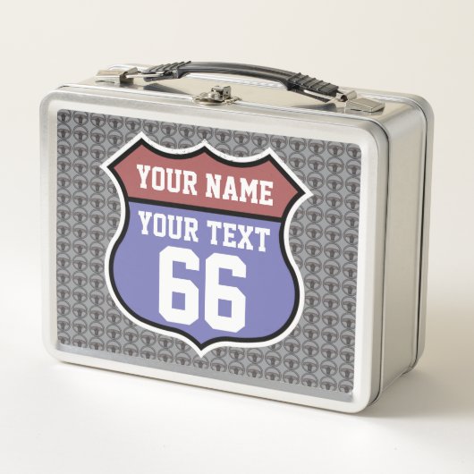 Gepersonaliseerde Route 66 (Voorkant)