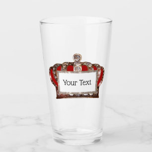 Gepersonaliseerde "Royal Crown" Glas