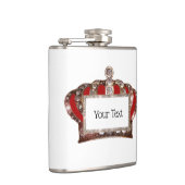 Gepersonaliseerde "Royal Crown" Heupfles (Rechts)