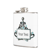 Gepersonaliseerde "Royal Tiara" Heupfles (Links)