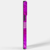 Gepersonaliseerde Roze Artistieke Naam Case-Mate iPhone Case (Achterkant / Rechts)