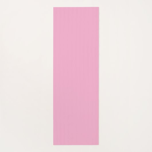 Gepersonaliseerde Roze Bloemen Yoga Mat - Custom N (Achterkant)