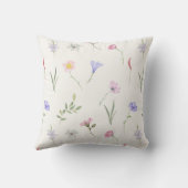 Gepersonaliseerde Roze Bow coquette esthetische Ba Kussen (Achterkant)