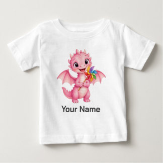 Gepersonaliseerde Roze Fantasie Draken Windmolen B