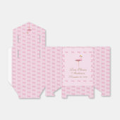 Gepersonaliseerde roze flamingo Geëerd Bedankdoosjes (Uitgevouwen)