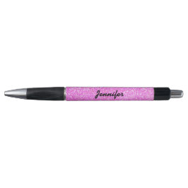 GEPERSONALISEERDE roze GIRLY GLITTER MET NAAM Pen