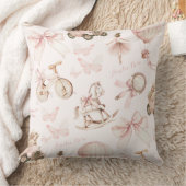 Gepersonaliseerde  roze kinderkamer kussen (Deken)