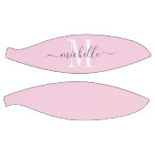 Gepersonaliseerde roze meisje monogrammed basketba basketbal (Panelen)