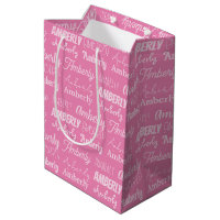 Gepersonaliseerde Roze Meisjes Naam Collage Leuke 