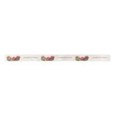 Gepersonaliseerde roze protea Floral Wedding Favor Lint (Voorkant)