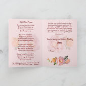 Gepersonaliseerde Roze Rozen Christelijke Moederve Feestdagen Kaart (Binnen)