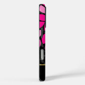 Gepersonaliseerde roze zwart en goud Case-Mate iPhone case (Achterkant / Rechts)