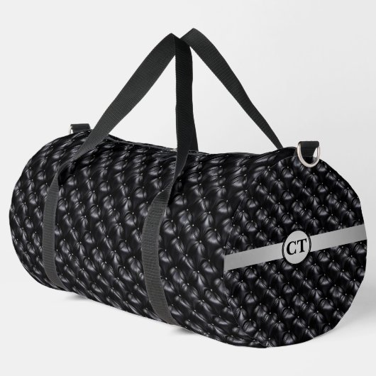 Gepersonaliseerde Rugged Elegance: Abstracte Duffl Plunjezak (Linkerhoek)