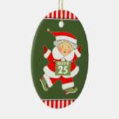 Gepersonaliseerde Runner Collectible Keramisch Ornament (Rechts)