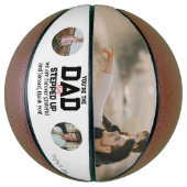 Gepersonaliseerde rustieke basketbal foto collage (Verticaal)