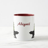 Gepersonaliseerde rustieke land Beer Mountain Mok (Midden)